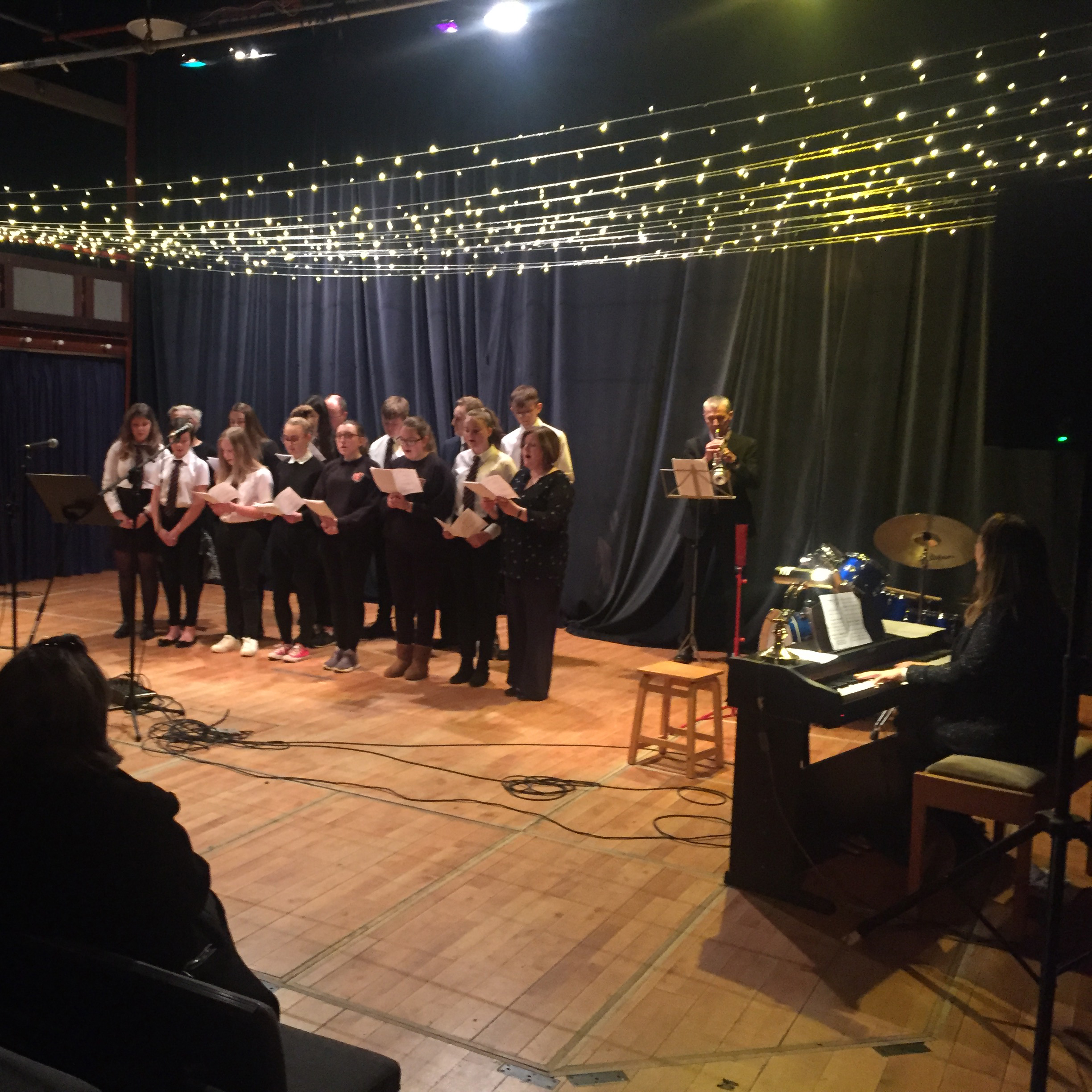 This image is of the school christmas concert held on Monday 16th December.